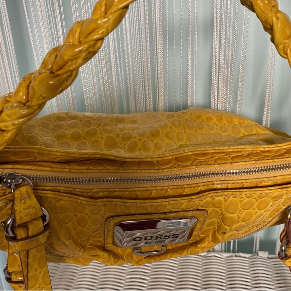 Yellow Guess Shoulder Bag NWT - Picture 14 of 17